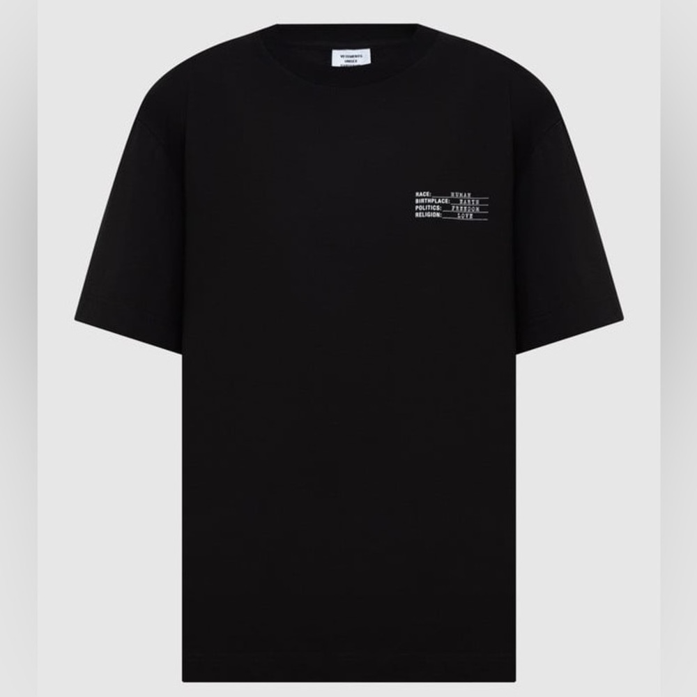 VETEMENTS Black Human Identity T-Shirt - Picture 3 of 5